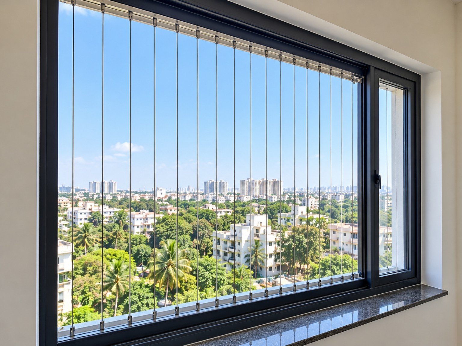 Window invisible grills in Kochi
